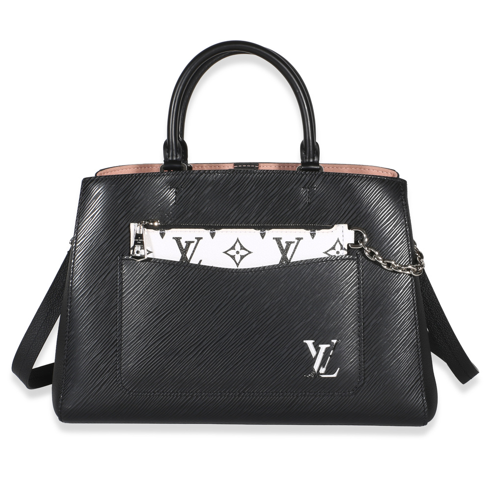 Louis Vuitton Black Epi Marelle Tote MM